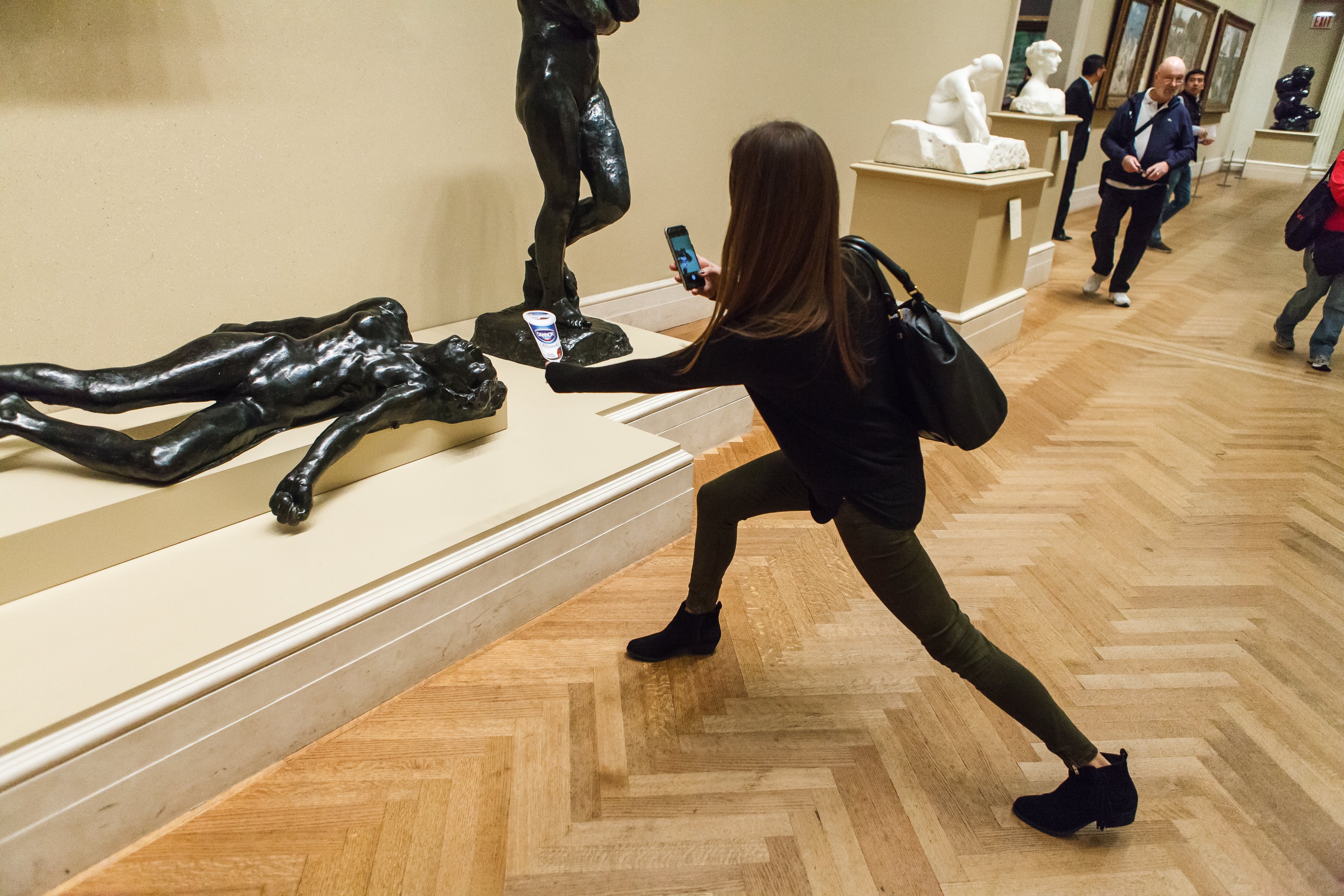 Dannon participates in the fun photo challenge